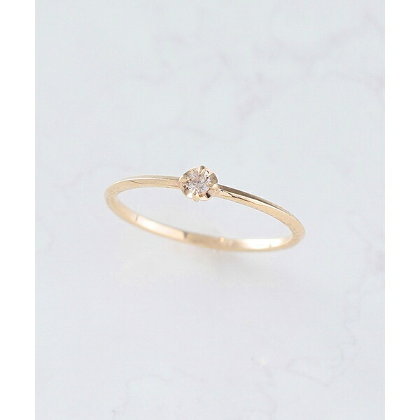 楽天市場】K10 ブラウンダイヤモンド 一粒 リング／ノワール ド プーペ