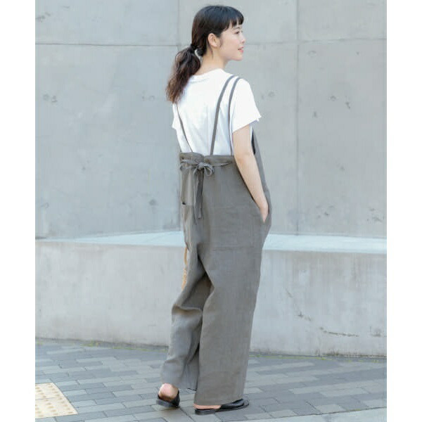 楽天市場】レディスパンツ(リネンサロペット)／かぐれ（kagure