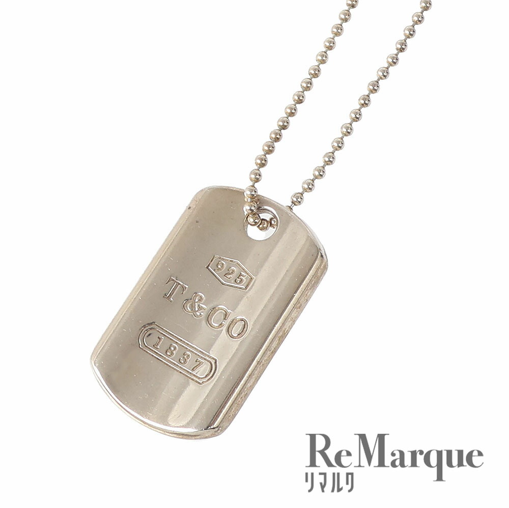 楽天市場】TIFFANY&Co（ティファニー）ドッグタグ 1837 ネックレス