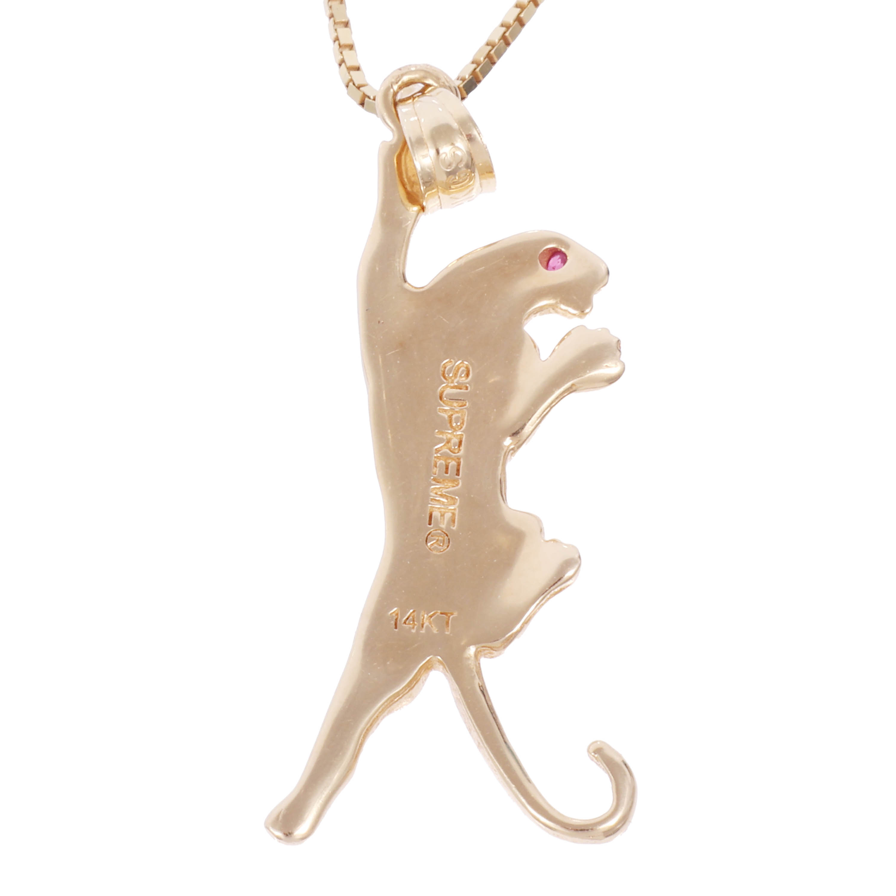 楽天市場】SUPREME（シュプリーム）Panther Gold Pendant パンサー