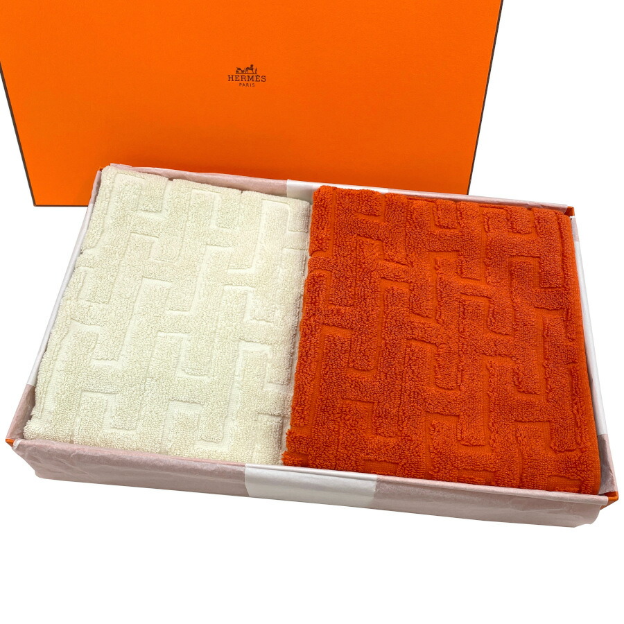 楽天市場】新品☆ラッピング無料☆ エルメス HERMES タオルセット
