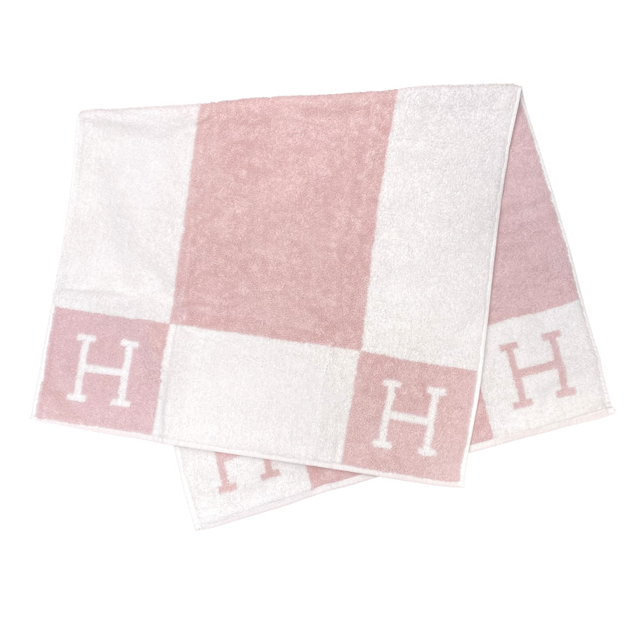 楽天市場】【新品】エルメス HERMES 大判 バスタオル タオルケット