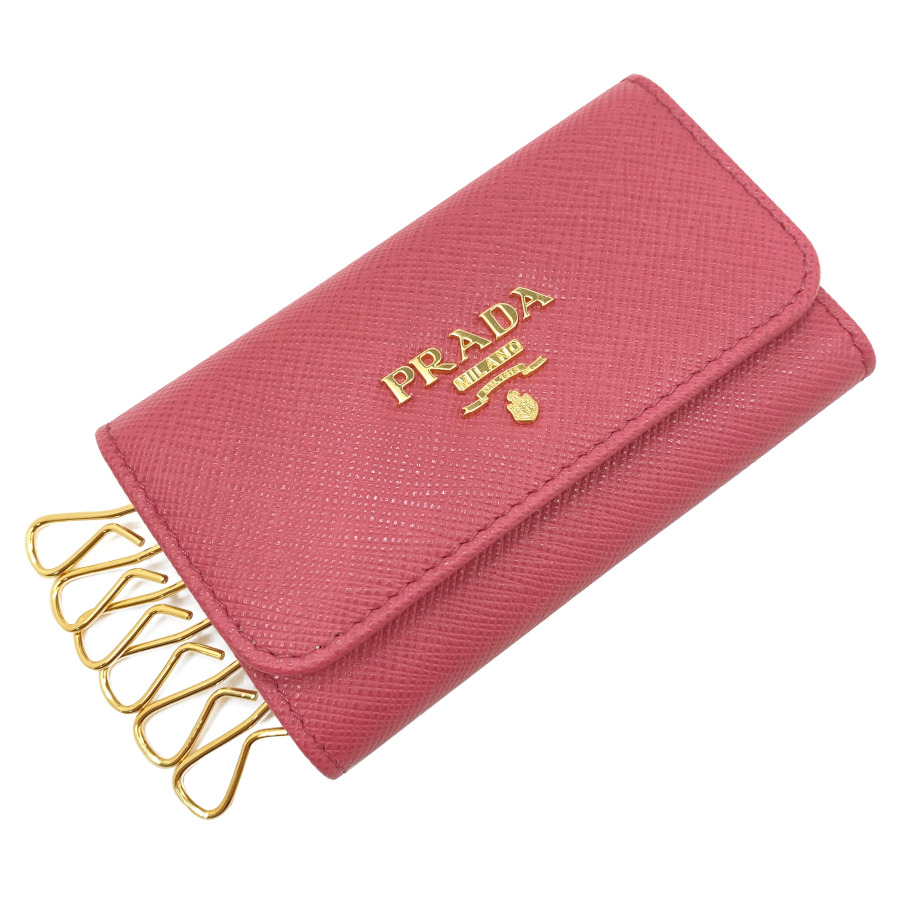 楽天市場】プラダ PRADA キーケース キーホルダー 6連 サフィアーノ