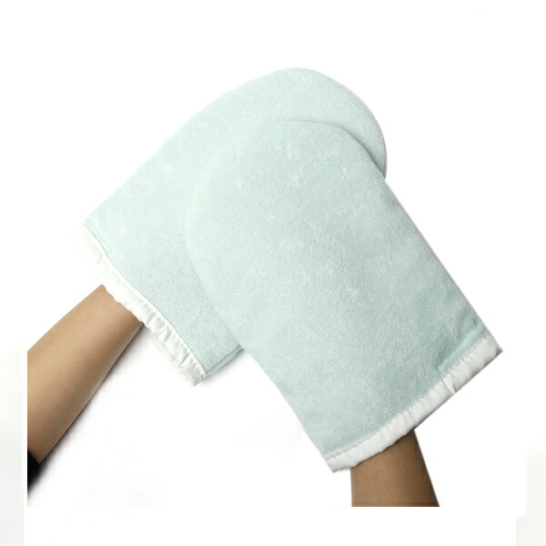 楽天市場】パラフィンパック 用 タオルミトン ハンドミトン ブルー