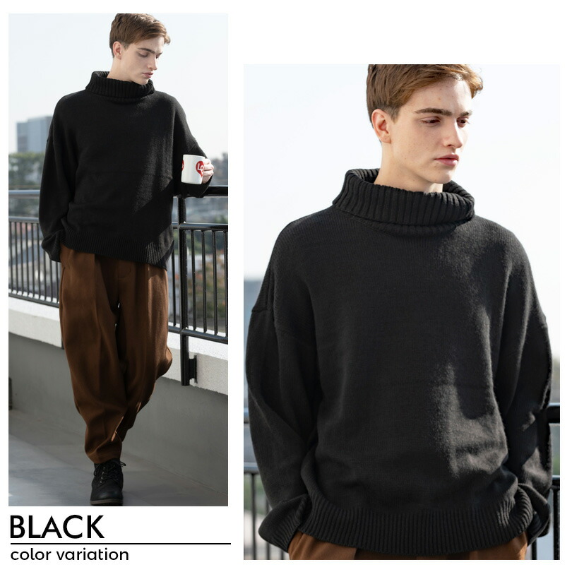 楽天市場】タートルネック セーター メンズ ニット セーター 全3色