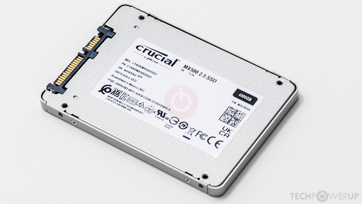 Crucial MX500 4 TB Specs | TechPowerUp SSD Database