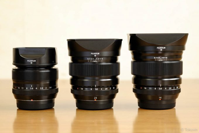 スナップ用のXFレンズが角型メタルフードに統一された | Tokuvin Travel