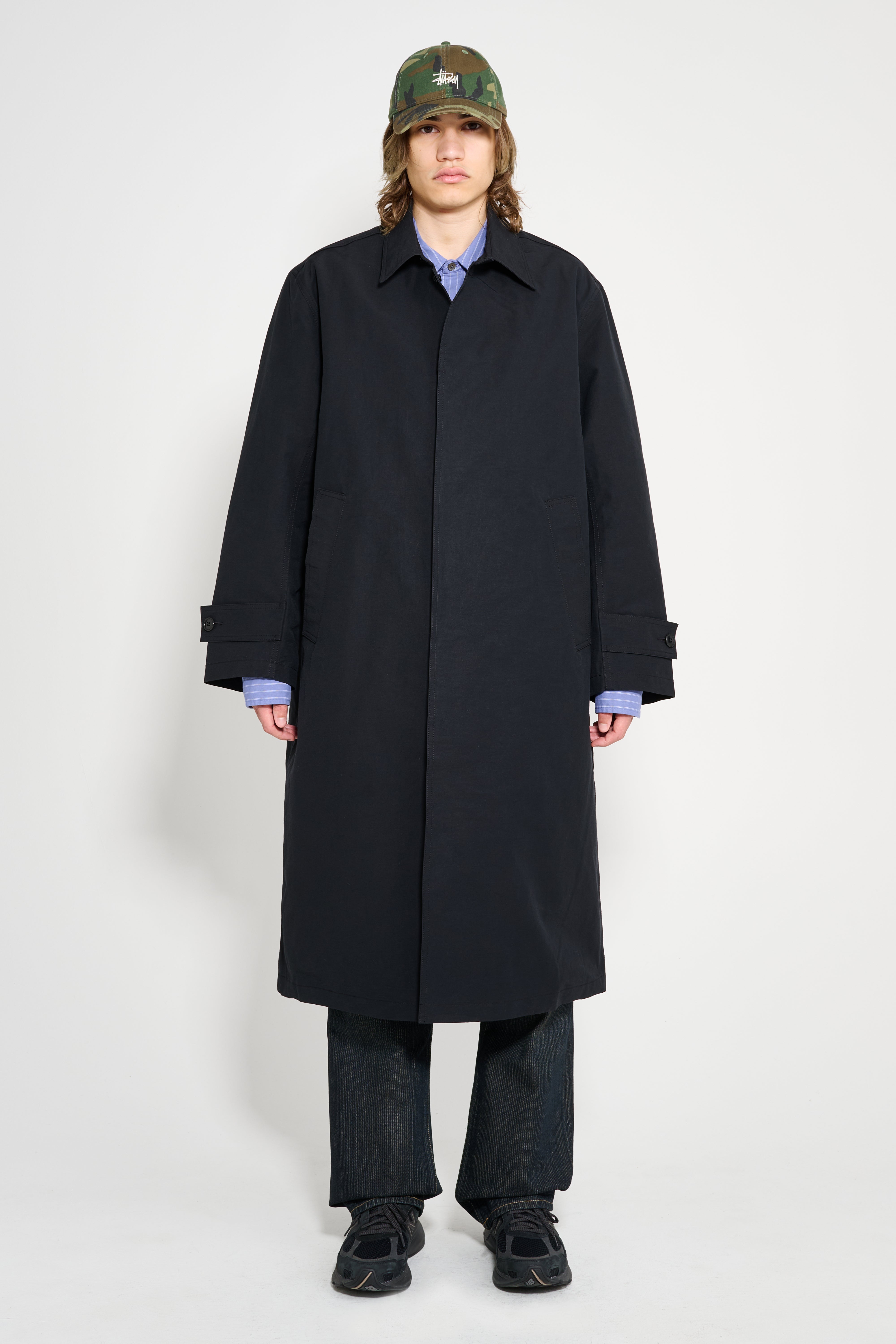 Stüssy All Seasons Trench Black – Très Bien