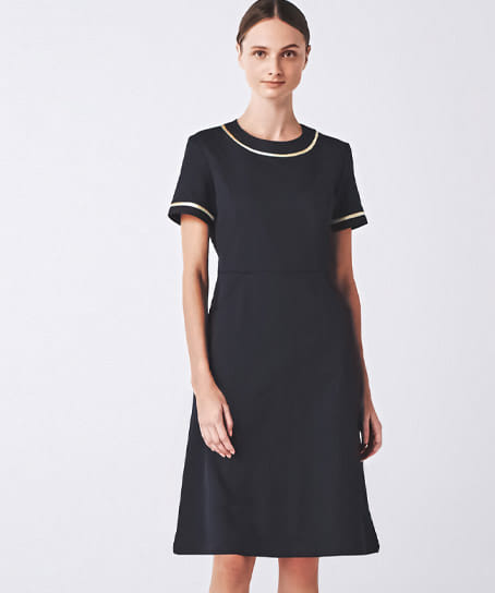 MICHEL KLEIN】全3色・ミッシェルクラン ワンピース（透け防止