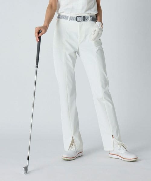 ウィメンズ センタースリット パンツ ―はっ水 接触冷感 UV 2WAYストレッチ―