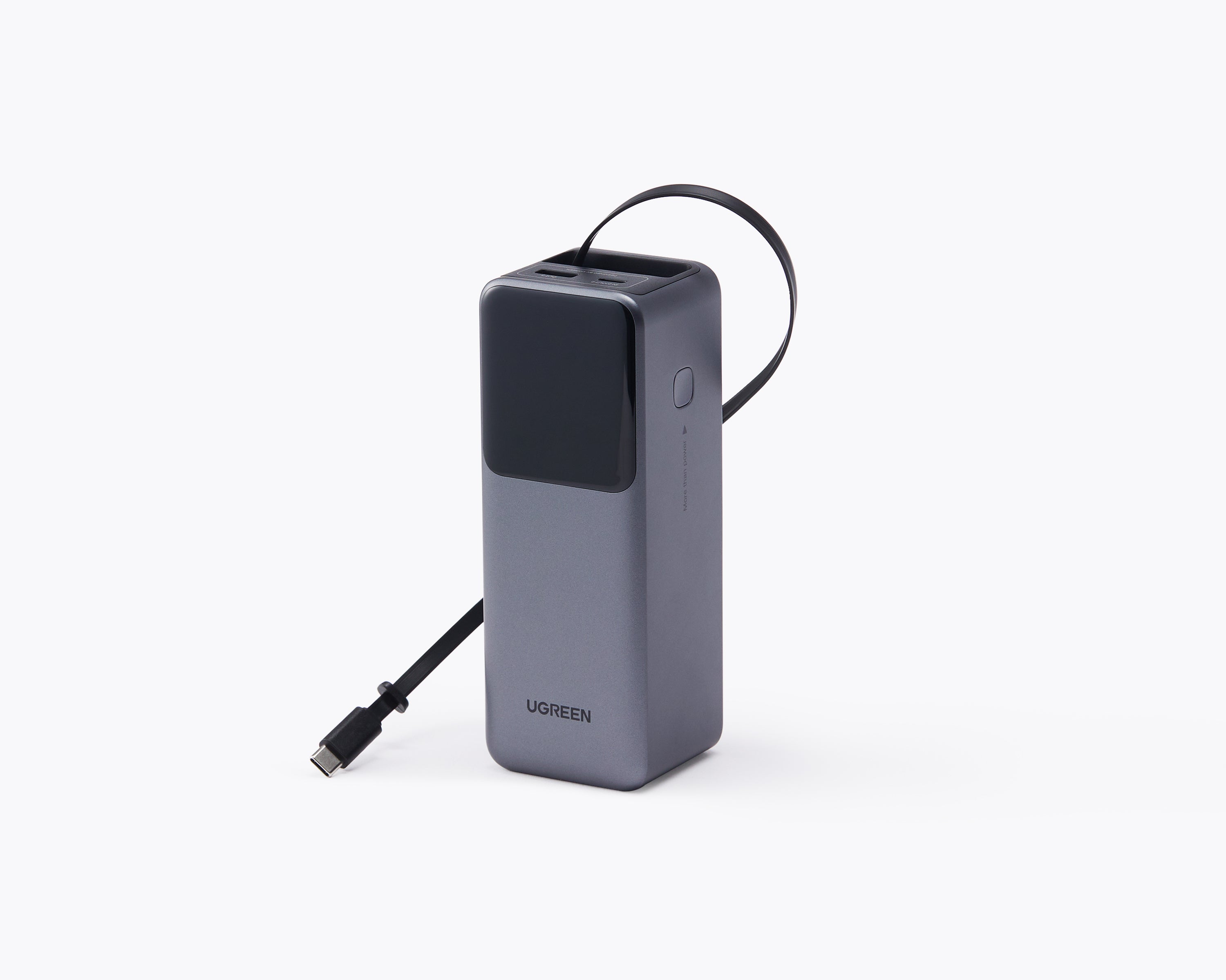 UGREEN Nexode 巻き取り式 USB-Cケーブル内蔵 モバイルバッテリー