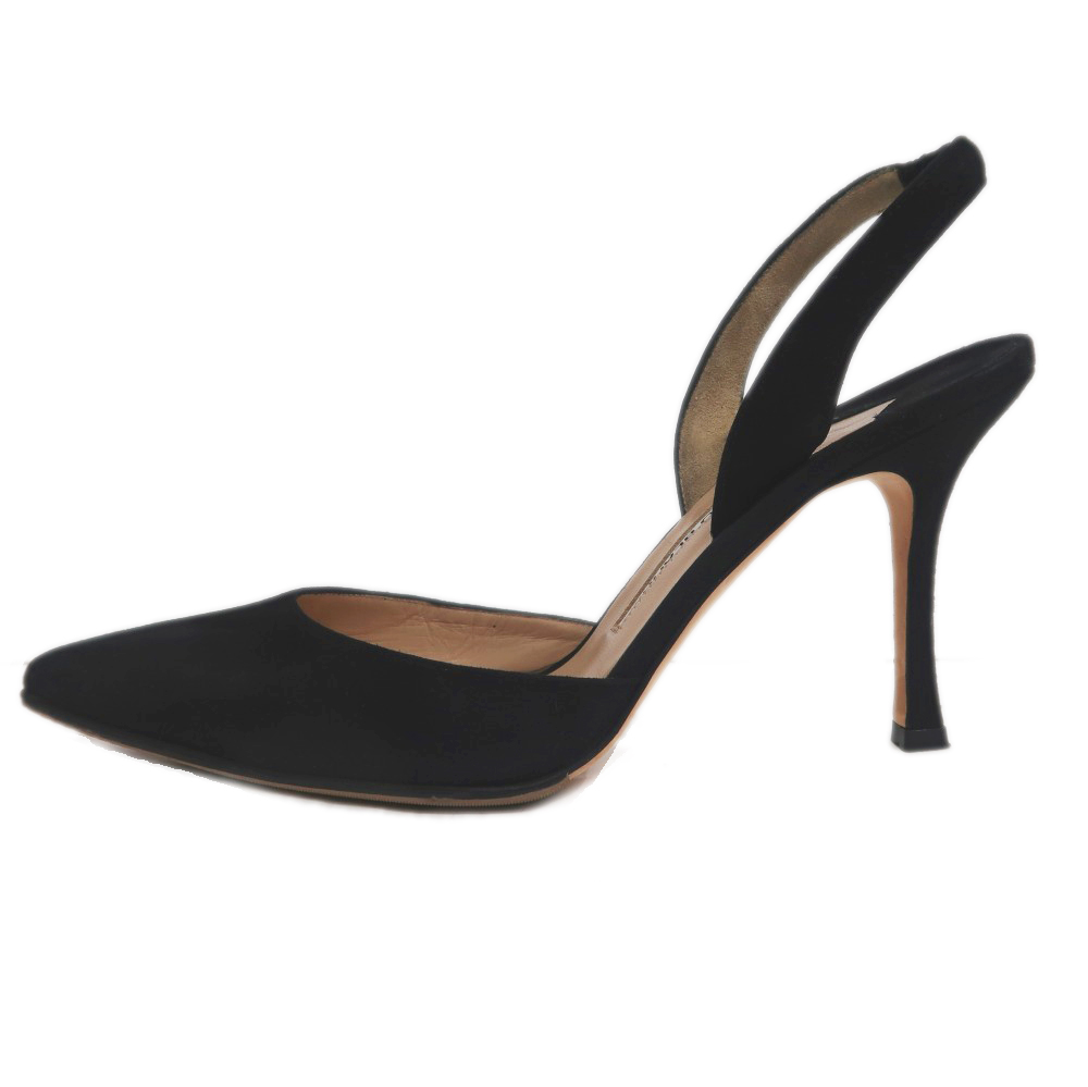 名東】【MANOLO BLAHNIK】マノロ ブラニク ヒールパンプス サイズ38