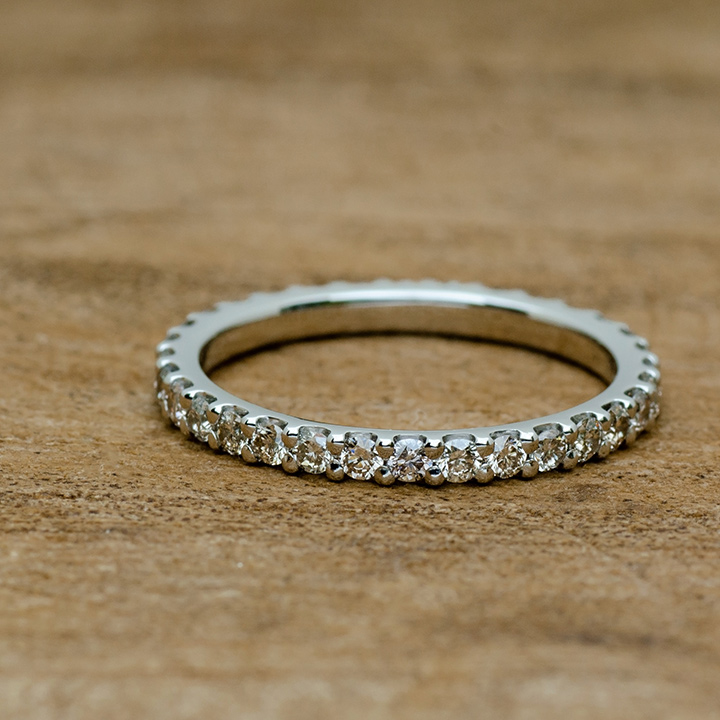 PT950 ハード ダイヤモンド 0.54ct～0.70ct フルエタニティ リング
