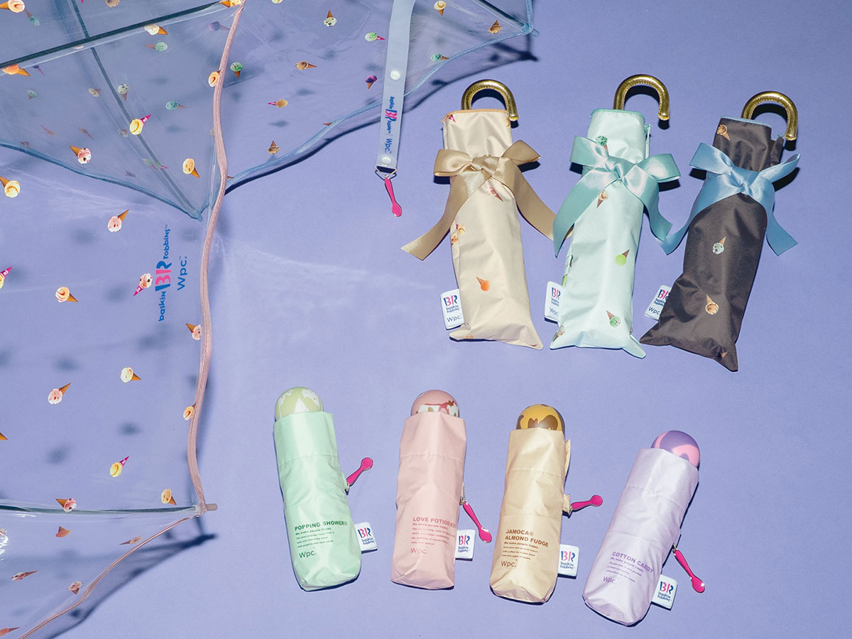 実用的で可愛い！『サーティーワン』の折り畳み日傘＆ビニール傘が新