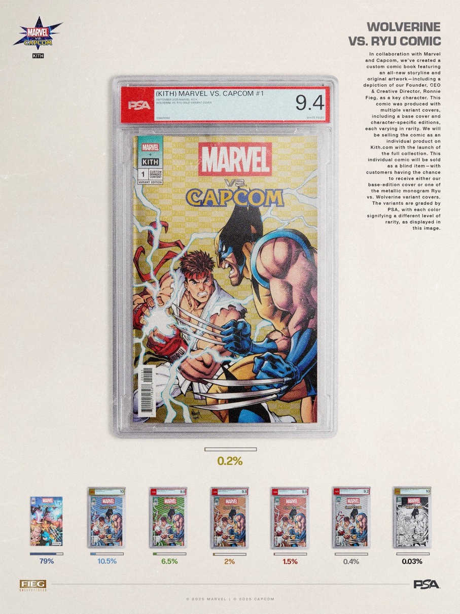 Kith x ASICS for Marvel vs. Capcom コラボスニーカーが国内11月14日