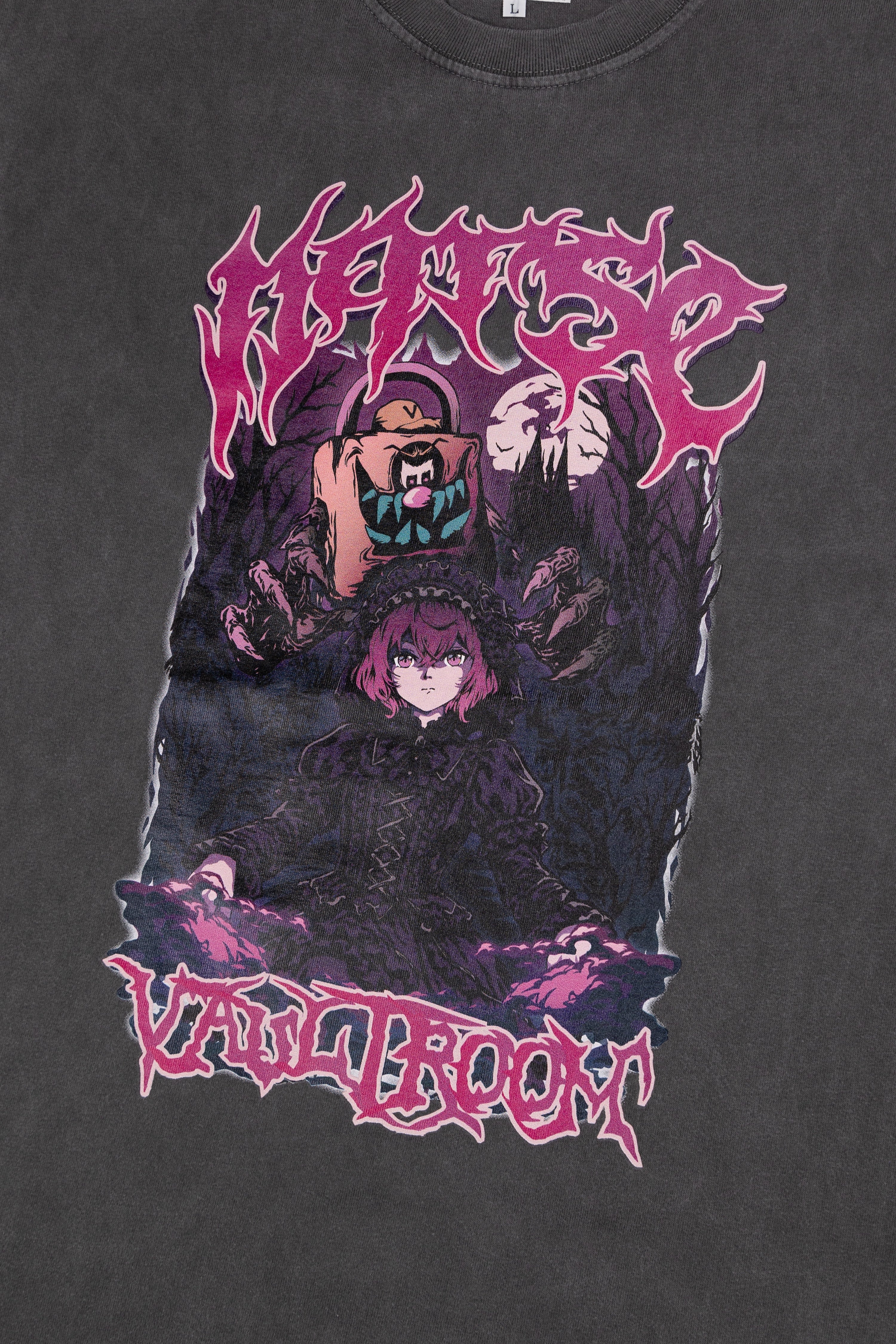 nqrse DEVIL TEE / CHARCOAL – VAULTROOM