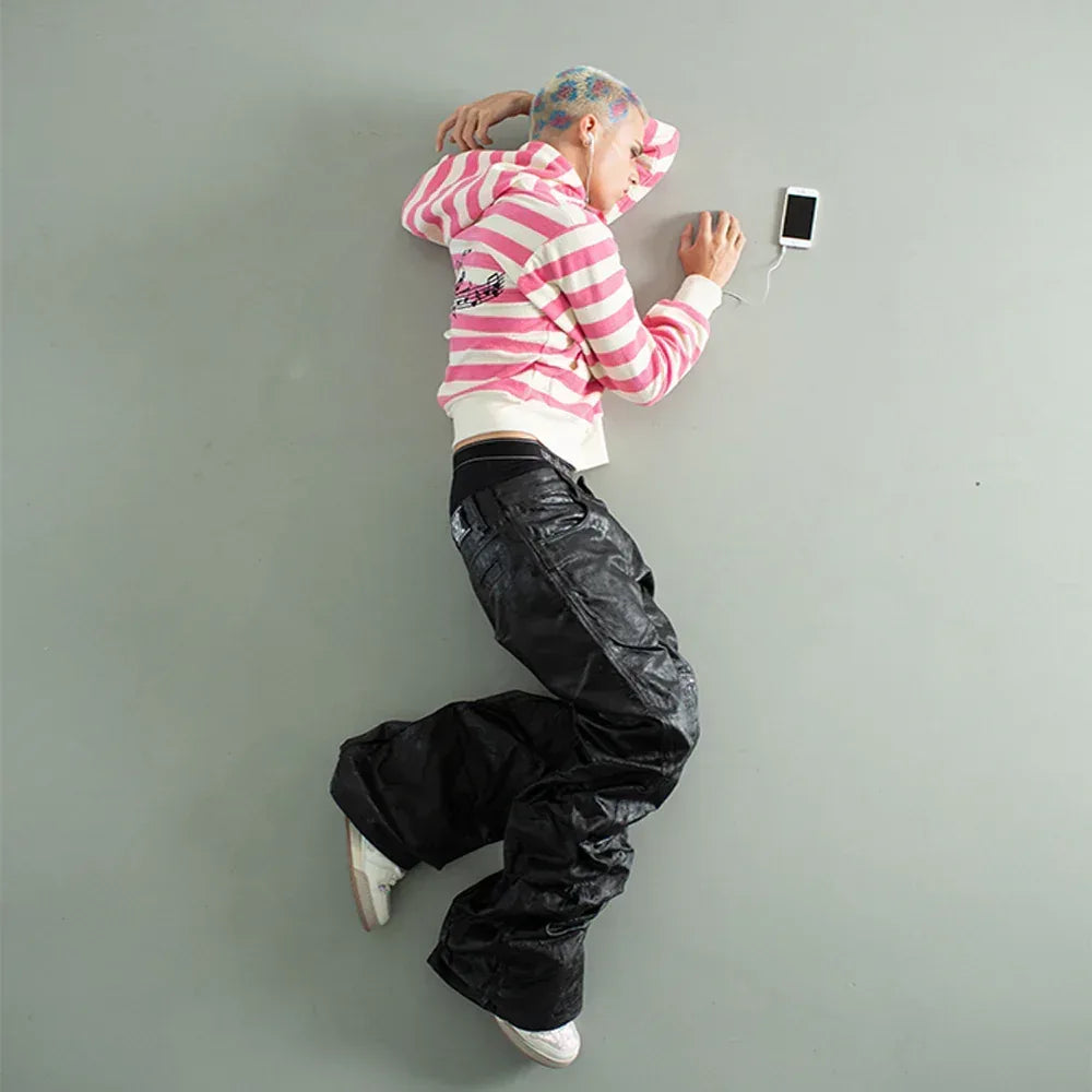 CH2 (シーエイチツー)商品ページ - ＜/2Black Waxed Jeans - Black