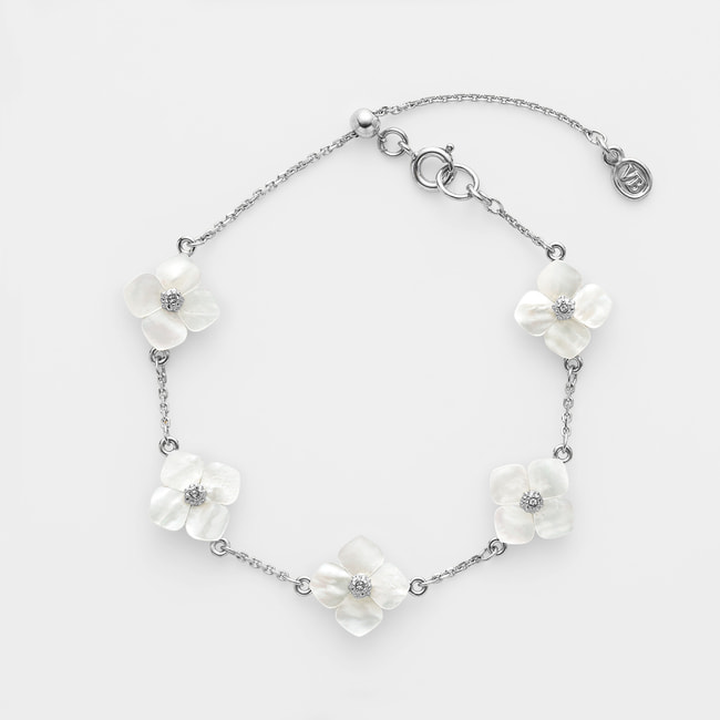 VBMB3053LSMP シェルフラワー ブレスレット｜ブレスレット｜ヴァン