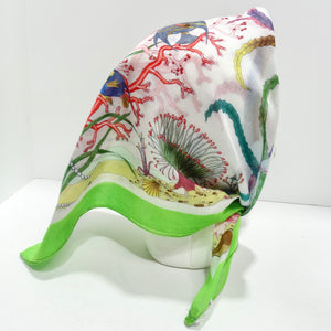 V. Accornero 海洋生物プリントスカーフ ヴィンテージGUCCI V