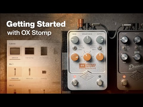 Universal Audio UAFX OX Stomp Dynamic Speaker Emulator Pedal
