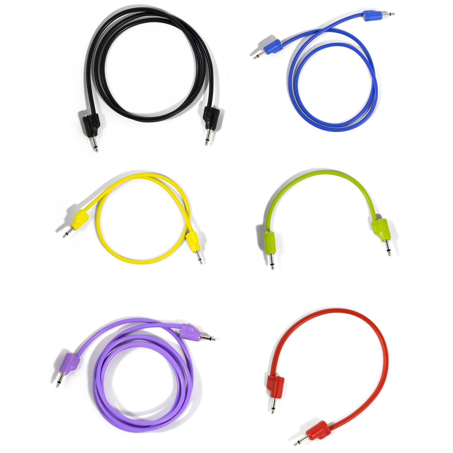 Tiptop Audio Stackcable 3.5mm Eurorack Patch Cable - 6-Pack