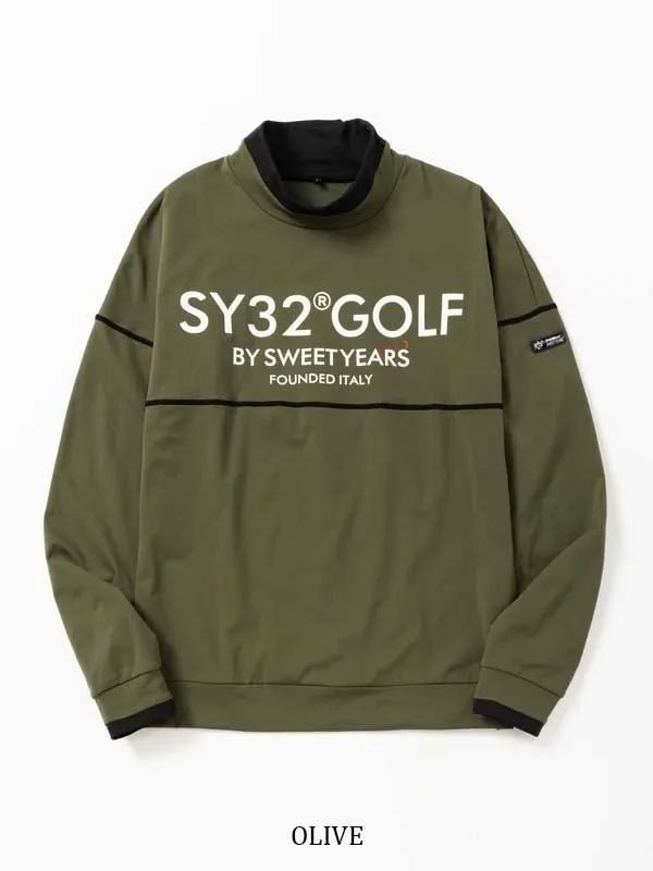 SY32 by SWEET YEARS - ULTRA LIGHT BACK BRUSHED MOCK SWEAT | モック