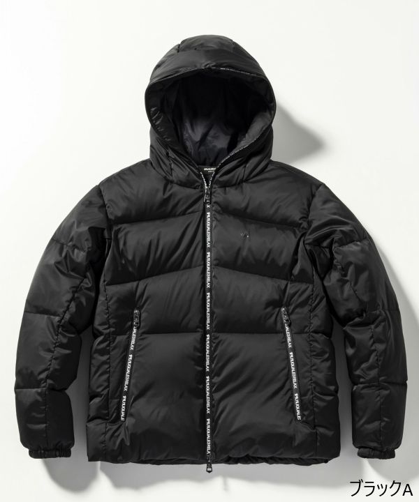 1PIU1UGUALE3 RELAX - ジップロゴダウンジャケット | ブルゾン