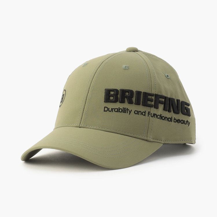 BRIEFING GOLF - ROUND LOGO CAP | キャップ | オリーブ | ユニ