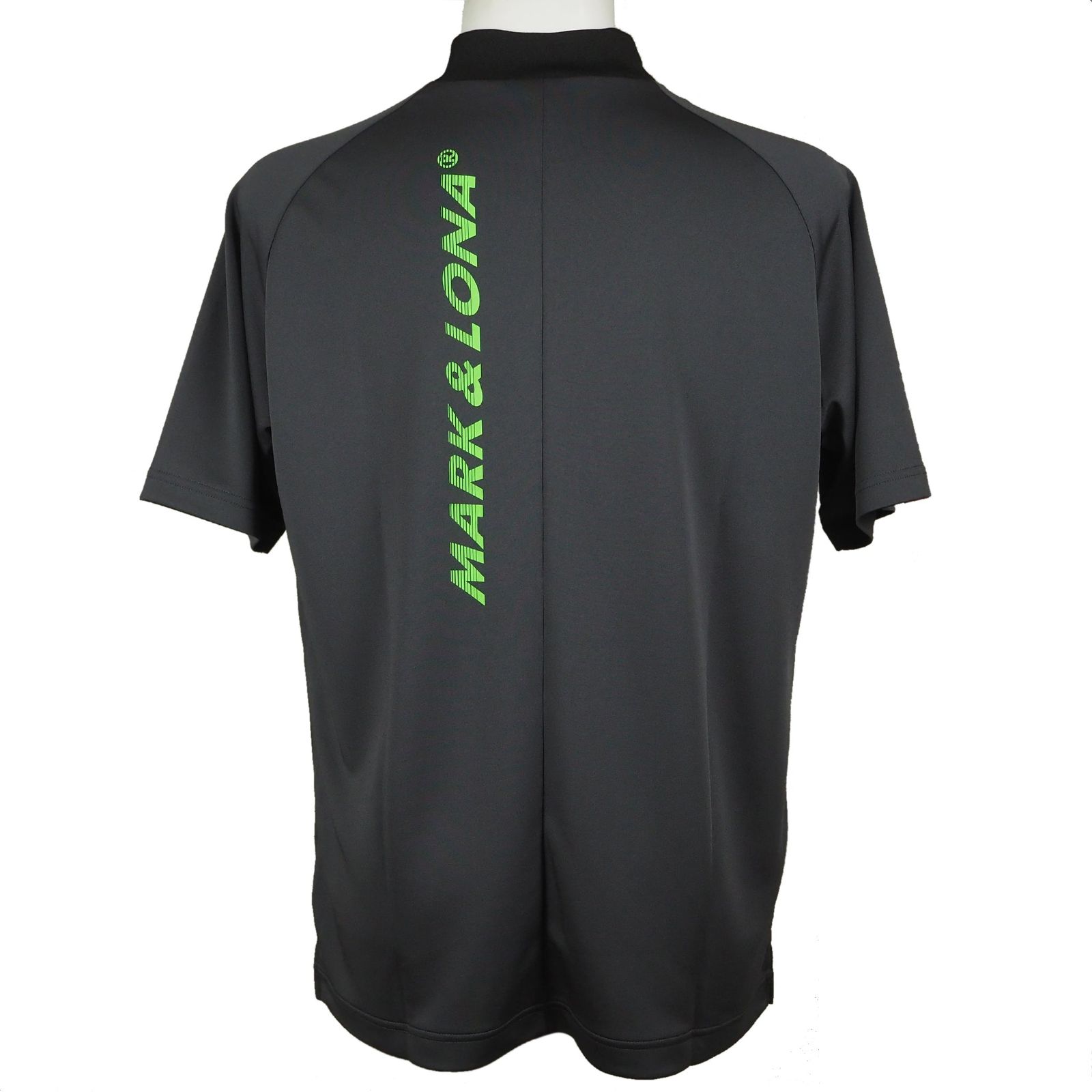 MARK&LONA - Jaded Mock Neck Top | モックネック | チャコールグレー