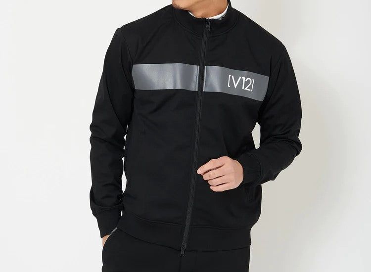 V12 - TEAM BLOUSON | ジップアップブルゾン | ブラック | メンズ