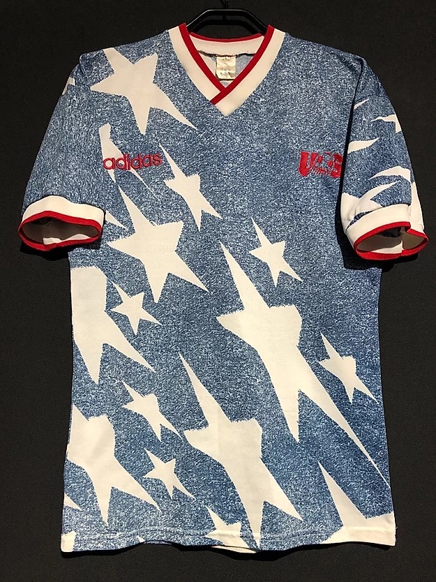 星条旗よ永遠なれ！合わせると星条旗に。94年アメリカ代表ユニフォーム
