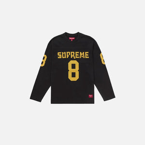 Supreme Affiliated L/S Black Football Top | SS25KN34-BLACK