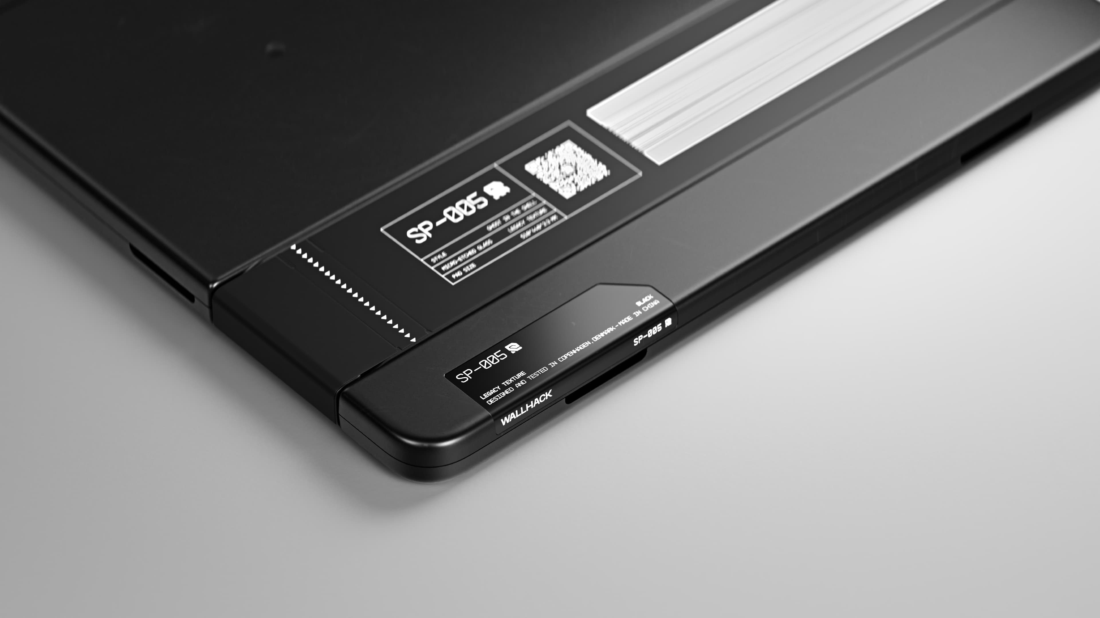 SP-005 (Black) Glass Gaming Mousepad | Wallhack