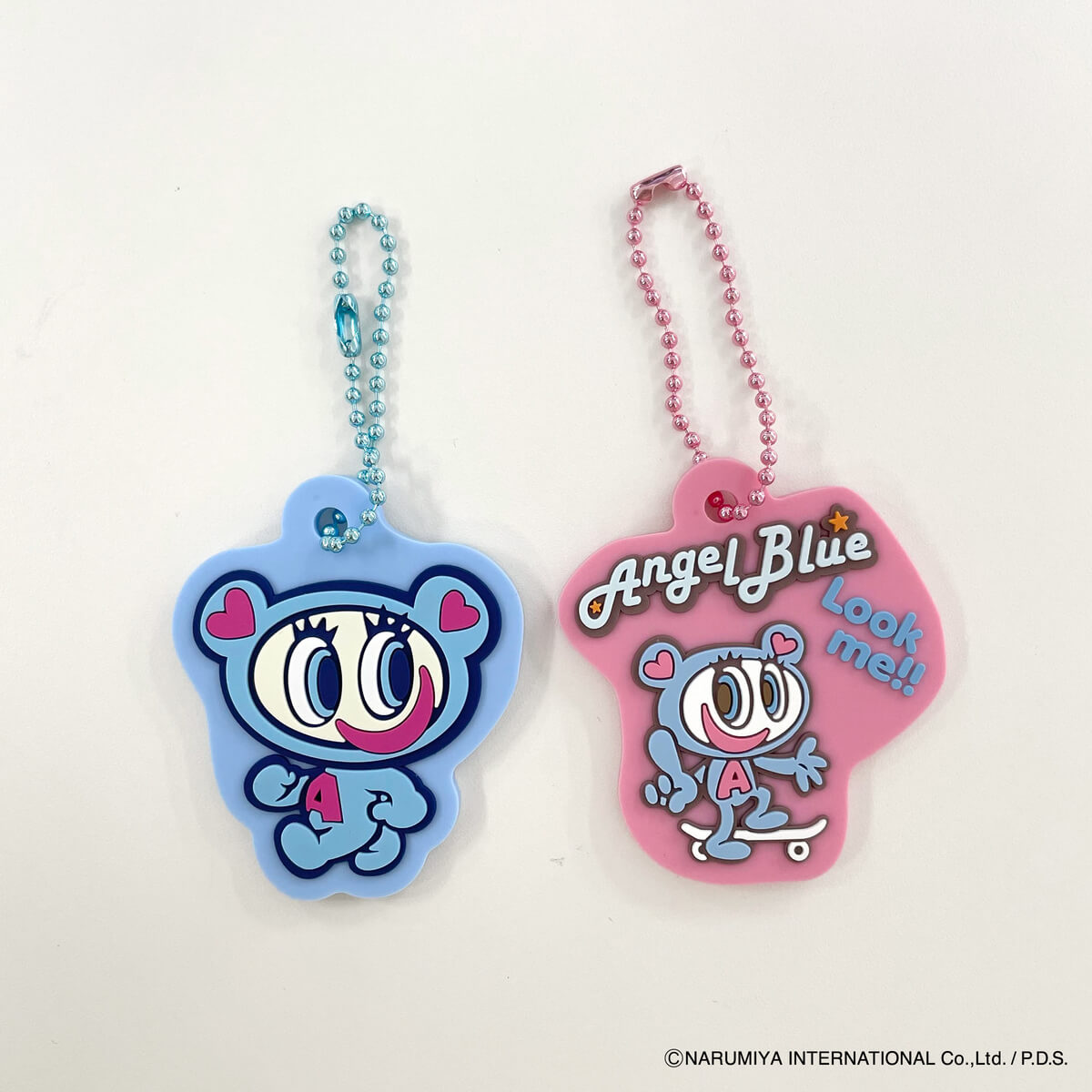 OUTLET】ANGEL BLUE ラバーキーチェーン 322658