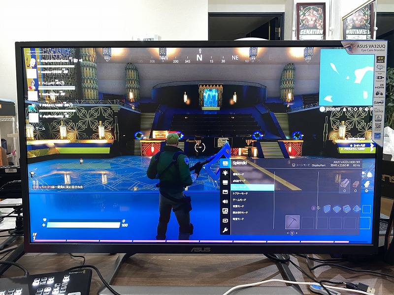 こんなに違うの？ASUSのHDR10対応の31.5インチ4Kモニターを設置して