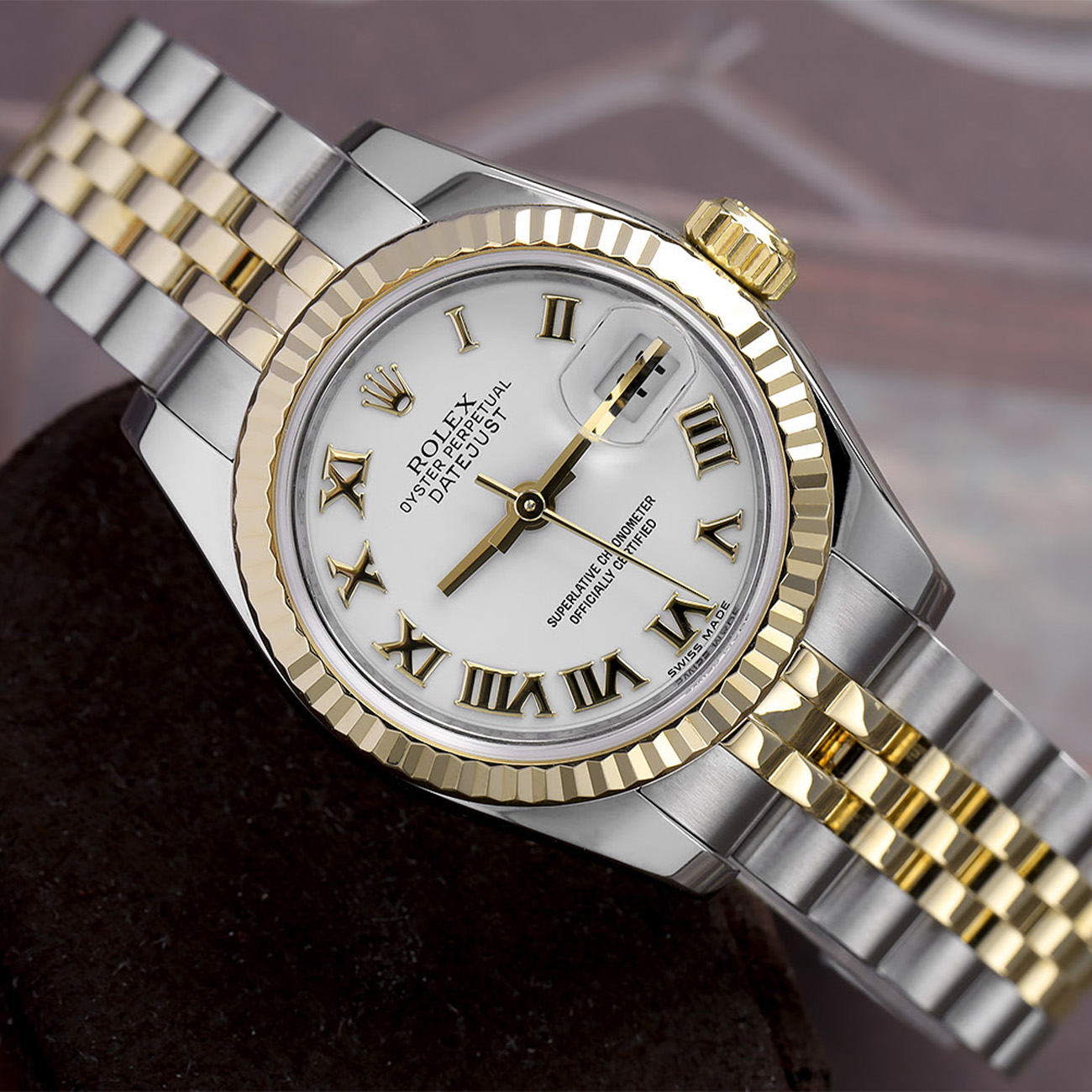 Rolex Datejust Lady 179173 26 MM White Dial Pre-owned