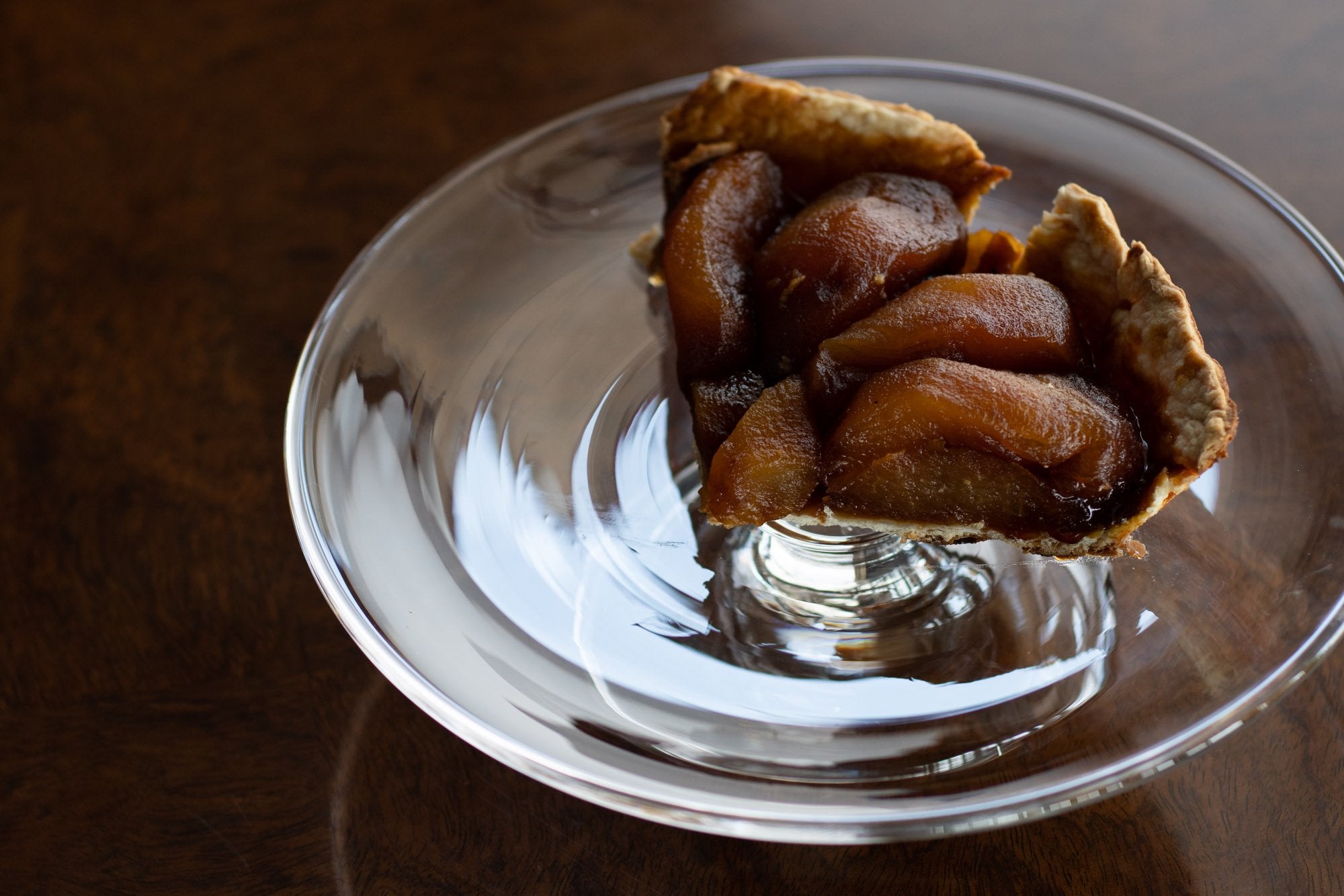 クリアコンポート｜ガラス工房 橙