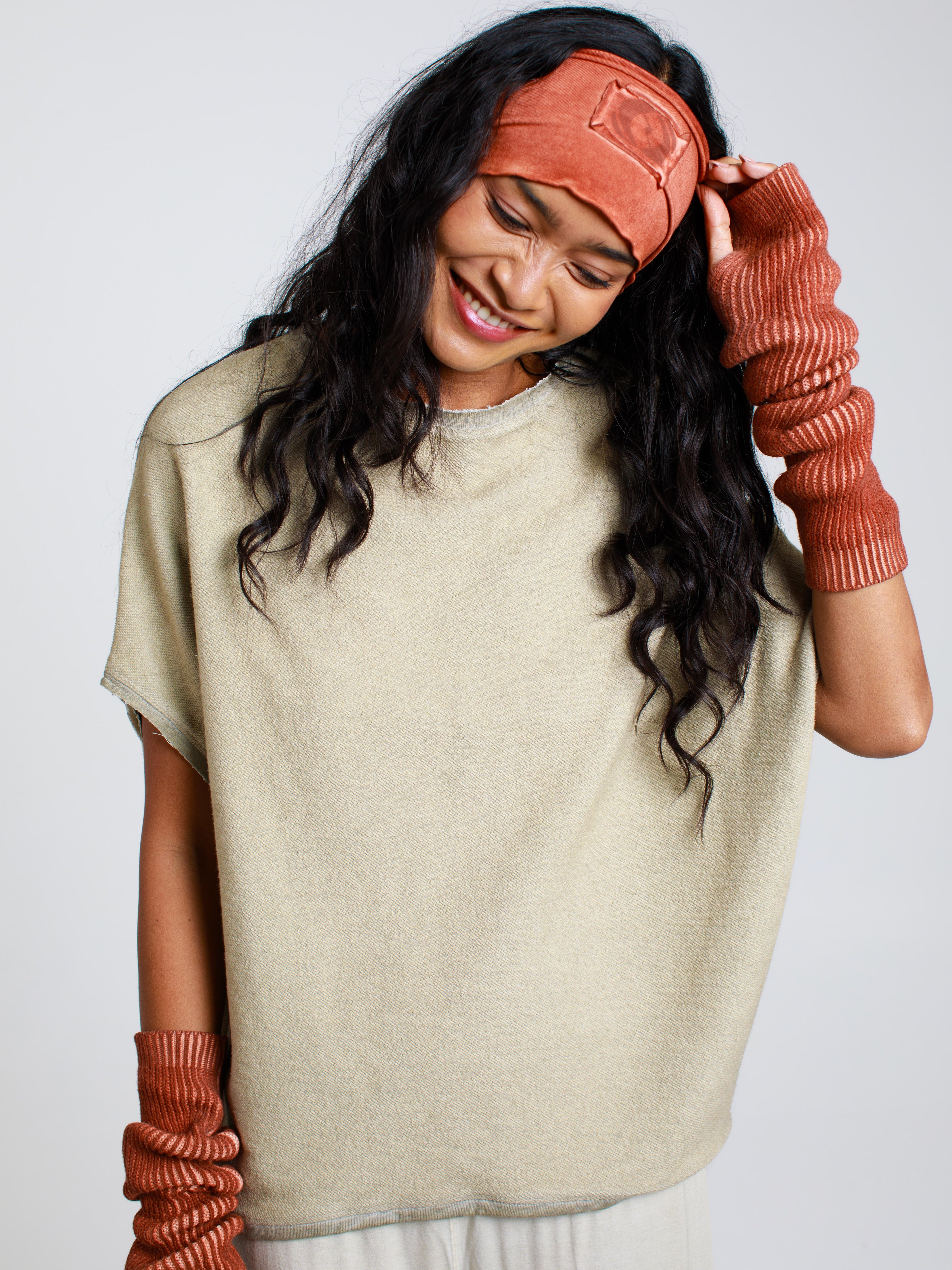 SALSATION Oversized French Terry Top Oversized French Terry Top
