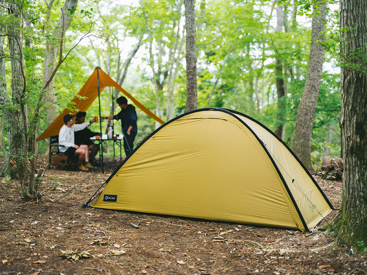 ヒルズフィールドがブランド初のソロテントをリリース。ミニマルな