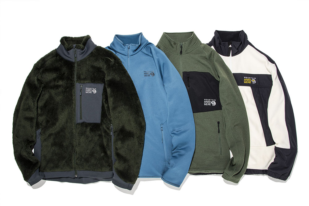 マウンテンハードウェアのポーラテックフリースウエアが豊作。4つの