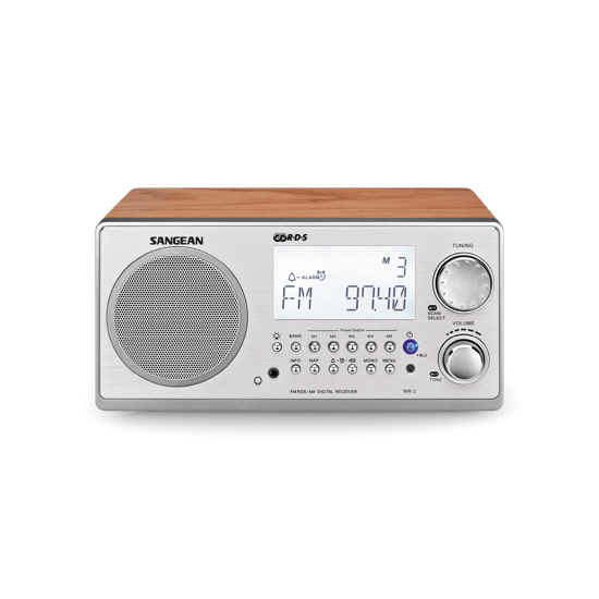 WR-2 AM / FM Wooden Cabinet Radio│SANGEAN Electronics