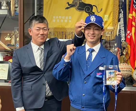 西濃運輸野球部 吉田選手 中日球団が指名あいさつ｜物流ニュース｜物流