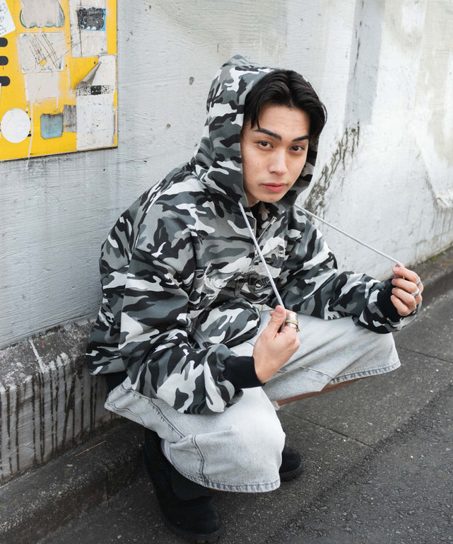 カモフラグラフィックZIPパーカー【一部店舗限定】｜WEGO（ウィゴー