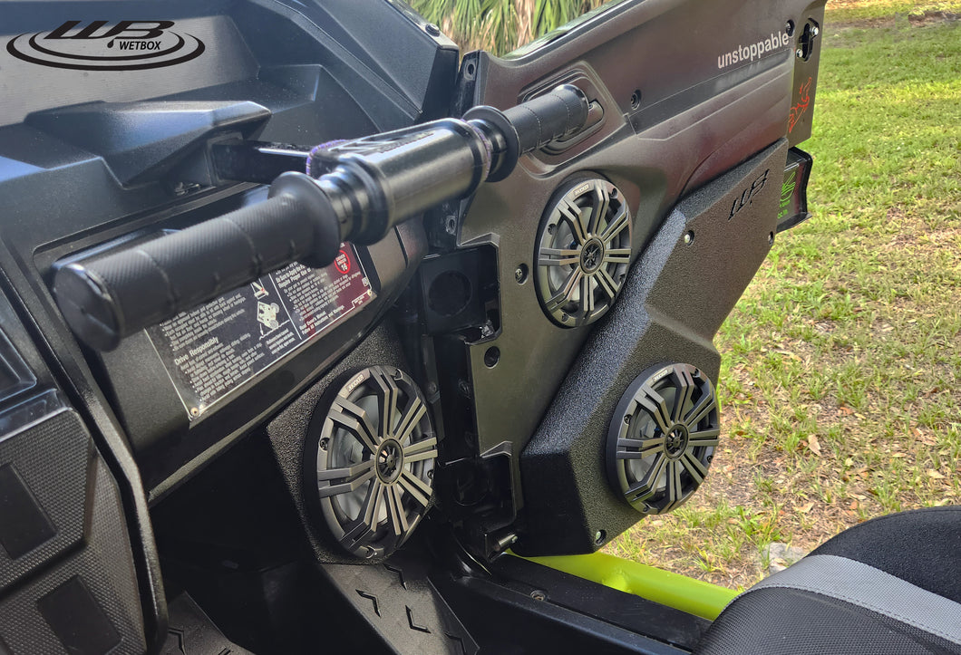 Kawasaki Teryx KRX 1000 front door loaded enclosures (includes