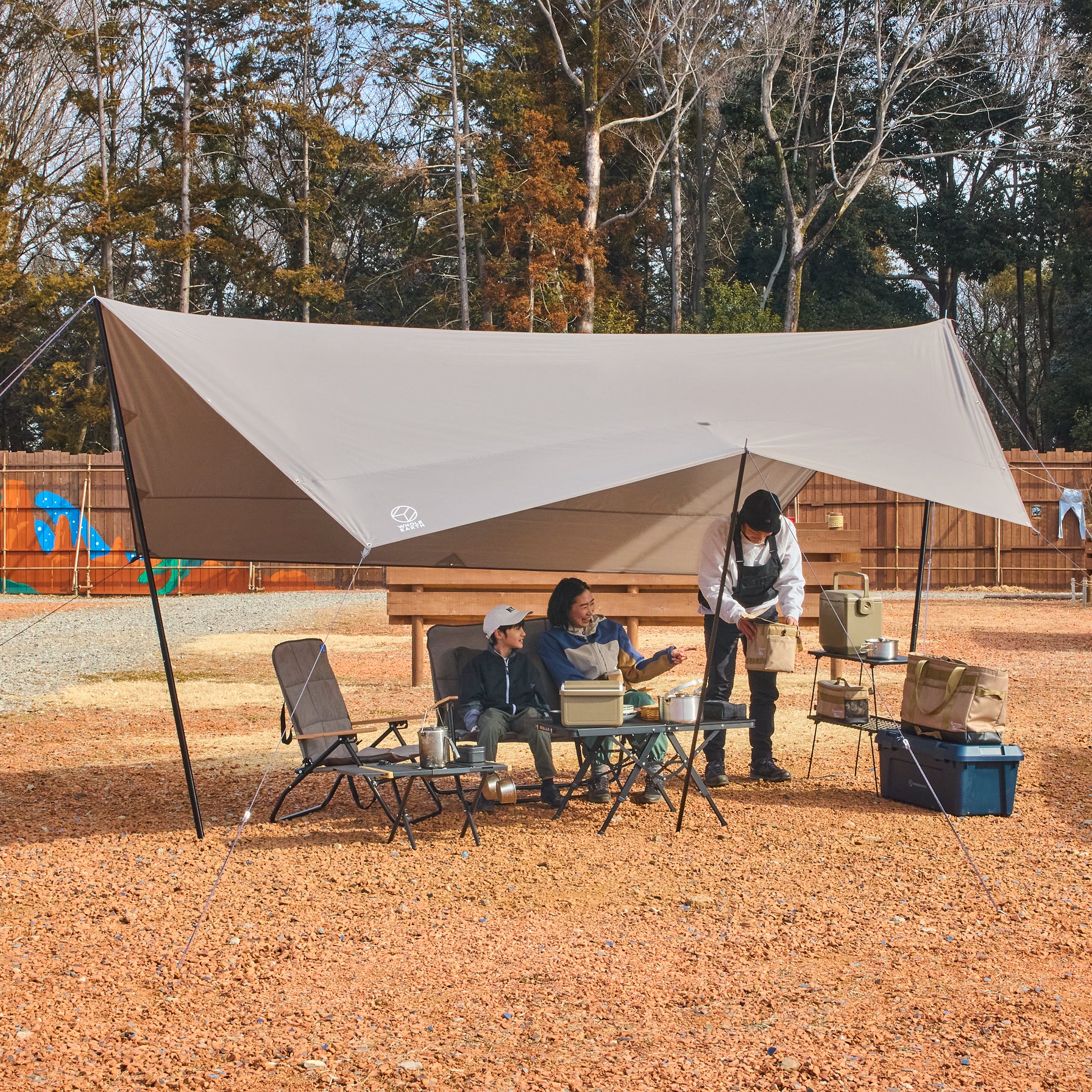 EARTH HEXA TARP BIT-GREIGE | WHOLE EARTH ONLINE STORE（ホール