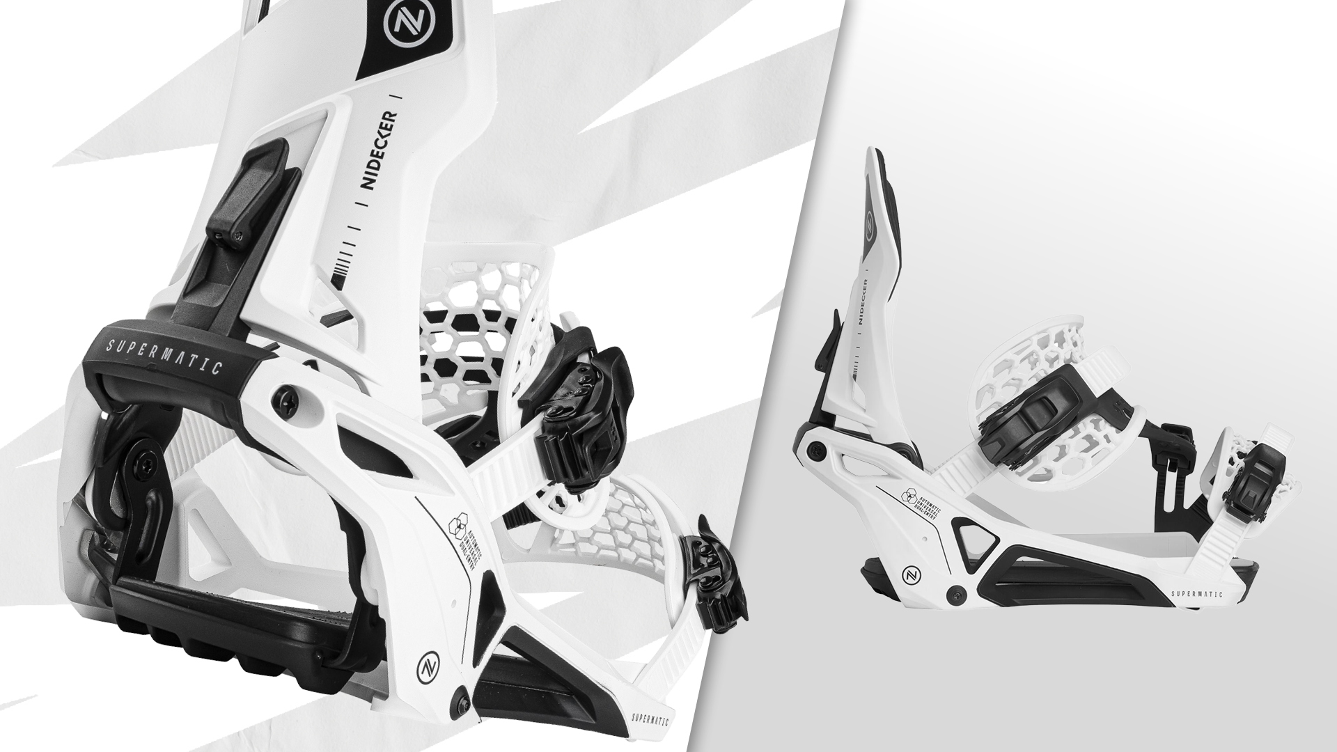 Nidecker Supermatic 2024-2025 Snowboard Bindings Rev