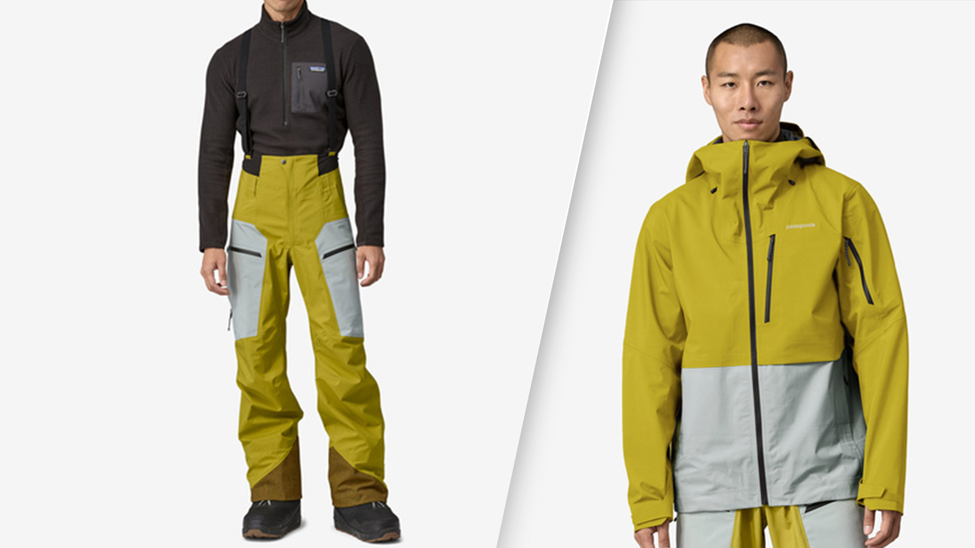 Patagonia Untracked Snowboard Jacket and Bib Pant 20