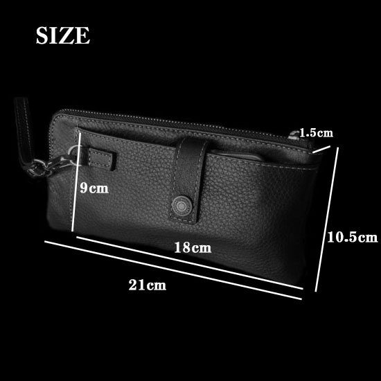 スマホケース 財布一体型 ポーチ クラッチバッグ セカンドバッグ