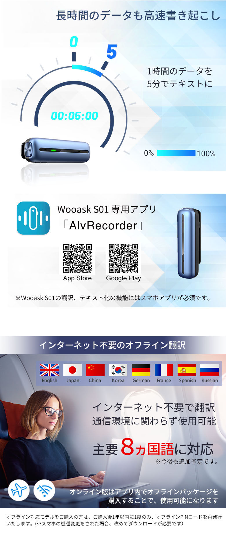 S01 ボイスレコーダー – Wooask｜日本公式サイト