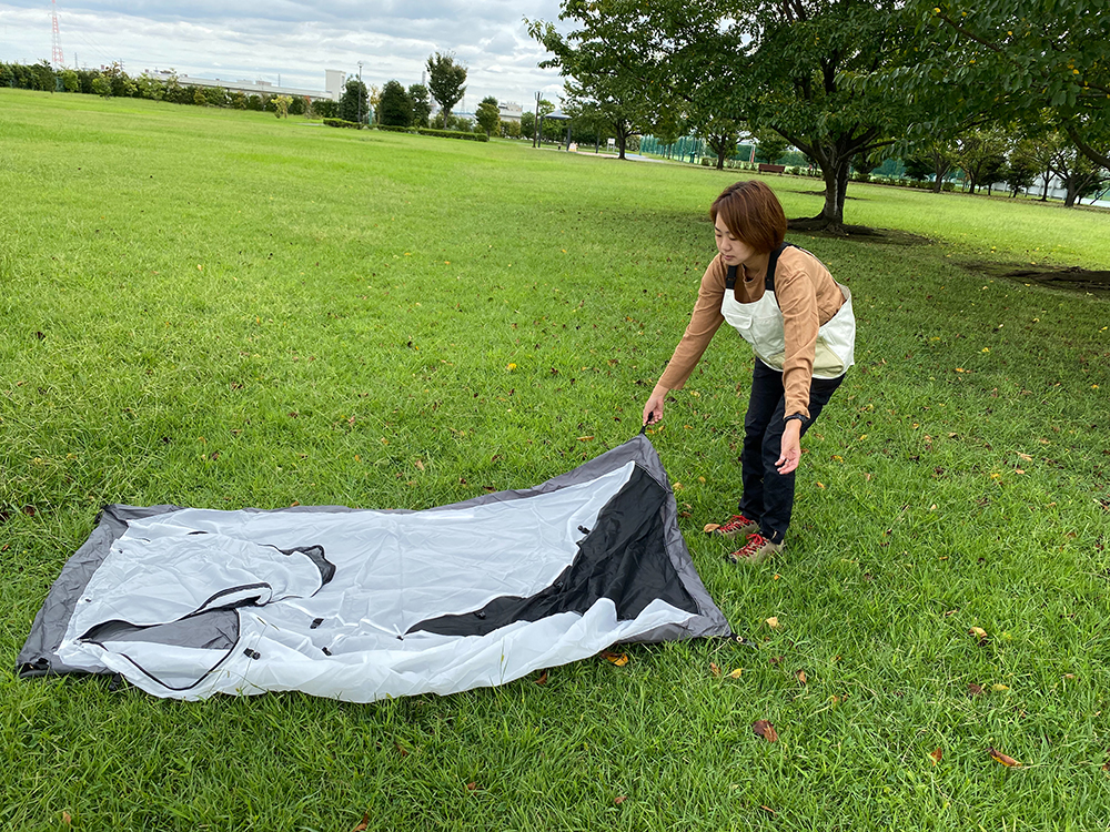 ワークマンオンラインストアブログ 燃え広がりにくいソロテント